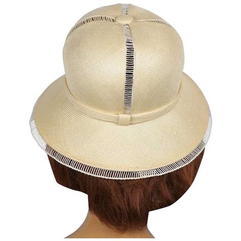 vintage dior straw hat|vintage christian dior hat.